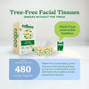 Caboo Tree Free Facial Tissues, 120 Tissues Per Box, 480 Total