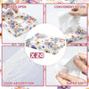 Yinder 24 Pcs Small Tissue Cube Box 960 Sheets for Classroom, Flower