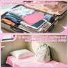 MAQIHAN 18PCS Massage Table Sheets - Pink Waterproof Disposable Bed Sheets