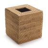 Rattan Tissue Box Cover Square, Hand Woven Wicker Tissue Holder, 5.5 x 5.5 X 5.7 inch, Natural