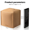 Tissue Box Cover, Tclouda, Modern PU Leather Square Tissue Box Holder for Creative Decorative, Ideal for Bathrooms/Office/Car/Nightstand/Outdoor Tent/Dining Table, 5"X5"X5", Single Claybank