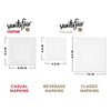 Vanity Fair Everyday Paper Napkins, 100 Count, Disposable