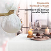 SWGIEEI White Paper Tablecloths for Rectangle Tables 10 Pack, 54''×108'' Disposable Table Cloth for 3-9 Ft Tables, Paper & Plastic Party Table Cover for Birthday, Outdoor, Wedding, Banquet