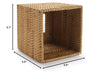 Rattan Tissue Box Cover Square, Hand Woven Wicker Tissue Holder, 5.5 x 5.5 X 5.7 inch, Natural