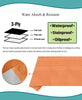 TheoZemica Orange Paper Tablecloths for Rectangle Tables 6 Pcs, 54"×108", Waterproof Paper Table Cloth with Plastic Backing, Disposable 3-Ply Paper & Plastic Table Cover for Party Fall Thanksgiving