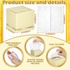 Fourluoo 12 Pack Facial Tissues Cube Boxes Face Box 600 Sheets 3 Ply Soft Paper Square Tissues Bulk for Car Pocket Toilet Household Bedroom Family (Macaron Colors)