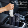 4 Pack Navy Blue Car Tissue Holder with Facial Tissues Bulk, Silver Foil