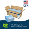 TIDI 356 Avalon Disposable Stretcher Sheet, 40 in x 60 in, 100 Count