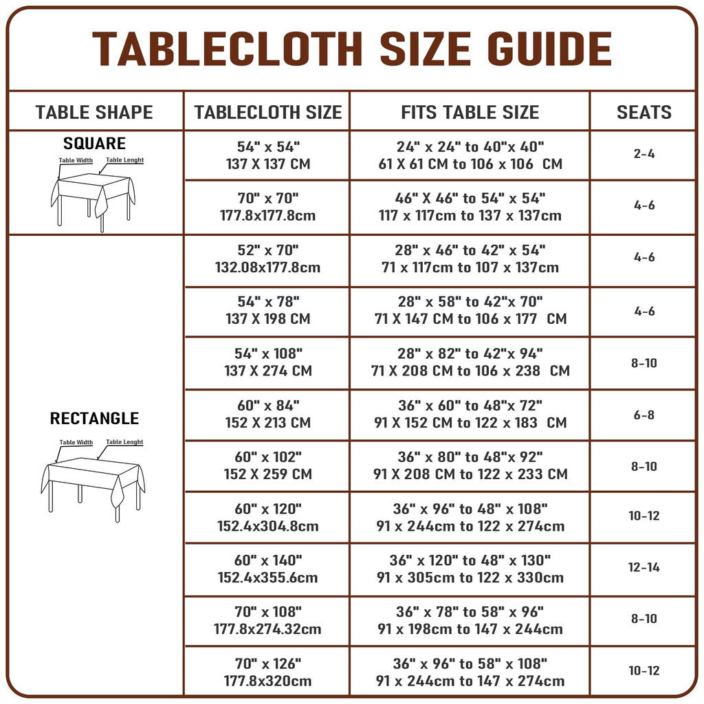 Rawgoodz Clear Plastic Tablecloth Protector 70x108 inch Waterproof Oilproof Stain Resistant Wipeable Table Cover for Dining Tables
