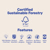 Repurpose 100% Compostable Bamboo Toilet Paper, 60 Rolls, 300 Sheets/Roll