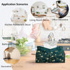 PaJiaNi Chinoiserie Bird Floral Tissue Box Cover Rectangle for Desk Decor