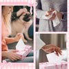 Yinder 12 Pack Facial Tissue Boxe Cube Tissue for Classroom, Pink Bow