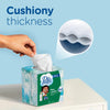 Puffs Facial Tissues Plus Lotion, 10 Cube Boxes, 56 Facial Tissues per Box, Allergies and Colds (Packaging May Vary)