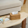 Rattan Tissue Box Cover, Rectangle Wicker Tissue Box Holder, Boho Tissue Box Cover for Living Room, Bathroom, Kitchen, Bedroom, 10.2 x 6.2 x 5.3 inch, Natural