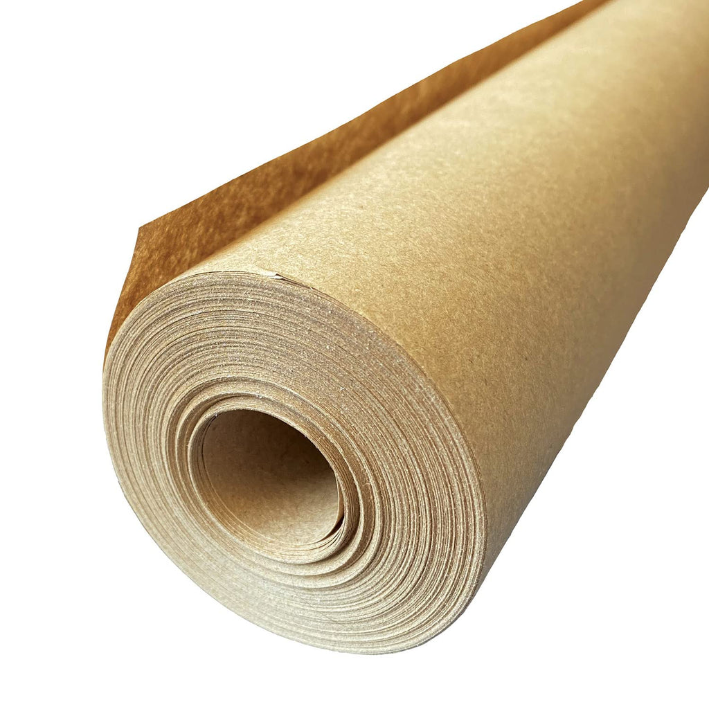 Beistle Kraft Paper Table Roll For Arts And Crafts Bulletin Board Cover Wedding Party Supplies Birthday Tablecovers, Brown, 24" x 100'