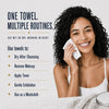 The Clyn Co. Clean & Clear Disposable Face Towels, Travel Box, XL, 10 Count