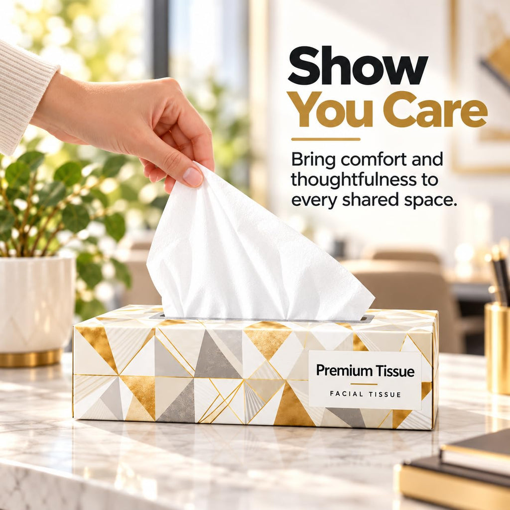 Professional Facial Tissues, 48 Boxes, 125 Tissues per Box