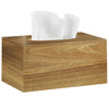 Tissue Box Cover, Wood Tissue Box Holder Rectangle with Slide-Out Bottom