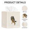 EmbroideryLinen.VN Square Tissue Box Cover Cute Set of 2, Eagle
