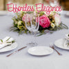 HOUZZKINGZ USA Paper Tablecloths for Round Tables | 82" - 10 Pack | White Paper & Plastic Disposable Table Cloths
