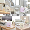 EmbroideryLinen.VN Square Tissue Box Cover Cute Set of 2, Giraffe