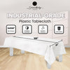 Grandipity Plastic Table Cloth Disposable 12 Pack 54” x 108” Rectangle