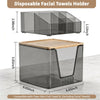 SPOSPO 2 in 1 Disposable Facial Towel Holder and Cosmetic Organizer
