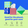 Who Gives a Crap Bamboo Tissues, Facial Tissue Cube Boxes, 100% Bamboo, 3 Ply, 12 Boxes, 65 Sheets per Box, Soft, Strong, and Sustainable, Eco Friendly With Plastic Free Packaging, 780 Total Tissues