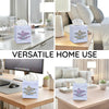 EmbroideryLinen.VN Square Tissue Box Cover Cute Set of 2, White