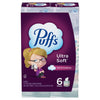 Puffs Ultra Soft Facial Tissuess, Mega Cube, 72 Count (Pack of 24)