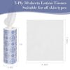 CLOVER Car Tissue Cylinder Box Set with Lids, 4 Tubes Lotion Tissues