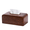 Begei Rectangular Resin Leather Look Tissue Box Cover for Home Decor
