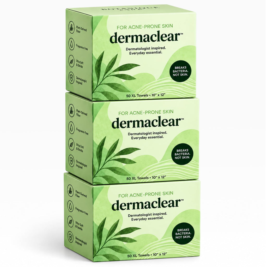 DermaClear™ Face Towels for Sensitive Skin, XL Disposable Face Towels
