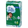 Puffs Facial Tissue Plus Lotion, Mega Cube Box, 72 Tissues Per Box, 6 Count