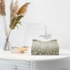 PaJiaNi Floral Tissue Box Cover Rectangle for Bathroom Office Desk Decor