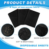 Mixweer 30 Pcs Oilproof and Waterproof Massage Table Sheets Fitted Spa 39 x 87 Inches Bed Cover Disposable Protective Sheets for Beauty Salon Skincare (Black)