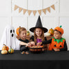 misaya 6 Packs Plastic Table Cloth Black Disposable Tablecloth