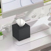 SILUT Matte Black Square Acrylic Tissue Box Cover