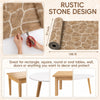 party greeting 100Ft x 51Inch Vintage Stone Brick Wall Tablecloth Roll