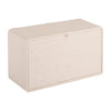 RHCSZ Fashion Leather Tissue Box Holder,Rectangular Tissue Box Cover for Bathroom Dresser Night Stand,Napkin Box Drawer Paper Dispenser,Home Office car Tissue Holder with Magnetic Bottom (Beige)