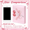 TaoBary 24 Pack Small Facial Tissue Box 2 Ply Pink Bow for Car Desk