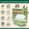 MOTHER EARTH Bamboo Facial Tissues 4 Ply, Lint Free Flat Box Tissue, Hypoallergenic, Unscented, Tree Free, Septic Safe, Gentle for Sensitive Skin, 360 Count (60 Sheets x 6 Boxes)
