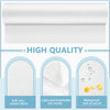Tudomro 6 Rolls Disposable Non Woven Massage Table Sheets Roll, White