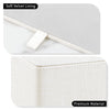 Cretkhp PU Leather Square Tissue Box Cover Tissue Box Holder Cube (Cream)