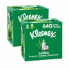 Kleenex Lotion Facial Tissues with Coconut Oil,Cube Boxes,80 Tissues Per Box,3-Ply,(Pack of 16)