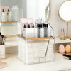 SPOSPO 2 in 1 Disposable Facial Towel Holder and Cosmetic Organizer