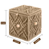 KaloKalo Tissue Box Cover Decorative Square Paper Holder for Bathroom