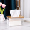 Acrylic Tissue Box, Acrylic Dryer Sheet Holder for Laundry Room, Table Clear Dryer Sheet Dispenser Rectangular