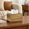 Tissue Box Cover, Wood Tissue Box Holder Rectangle with Slide-Out Bottom