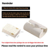Haocoott Tissue Box Cover Rectangle, Travertine Look, Curved Open, Cream